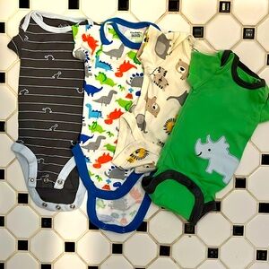 Bundle of newborn onesies, like new